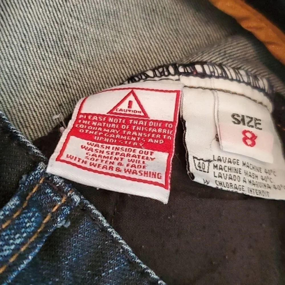 Jean shorts size 4 US Size 8 UK jean jeanie